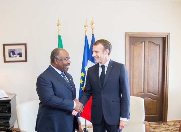 Gabon : Rencontre entre Ali Bongo et Emmanuel Macron à l’Élysée