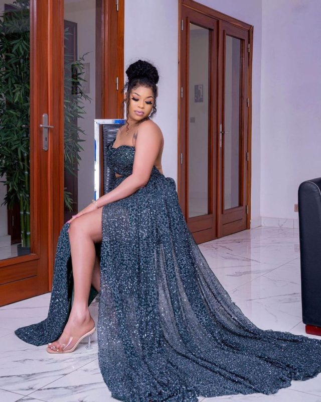 (Photos) Vêtue d’une robe ultra s£xy, Marichou enflamme la toile