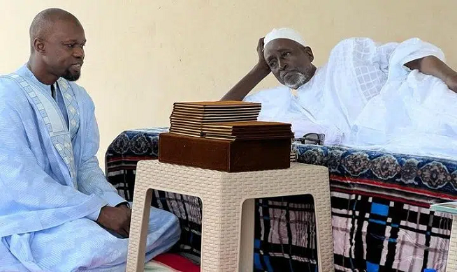 Khelcom Ousmane Sonko Reçu Par Serigne Cheikh Saliou Mbacké Infos Rewmi
