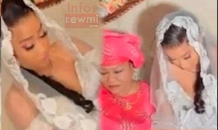 Alkhary: les 1ere images du mariage de la chanteuse Narah Diouf “sa mère craque et fait des témoigne