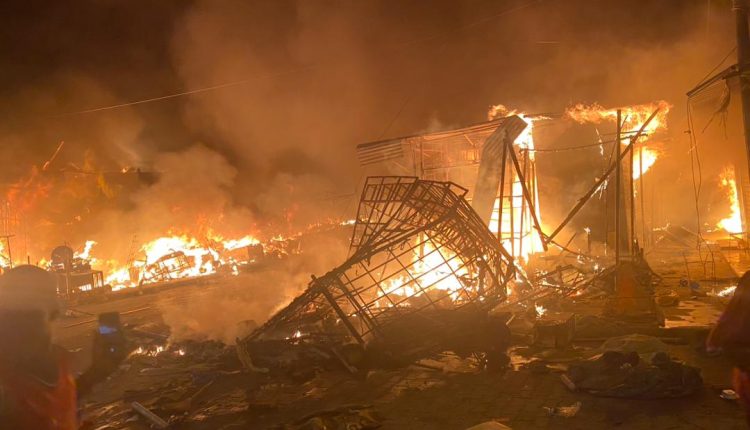 Touba : Un violent incendie au marché Ocass