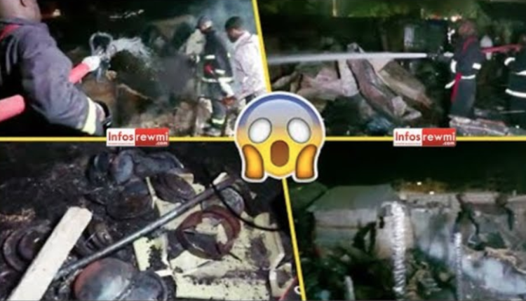 Incendie à la Zone de Captage: plusieurs maisons emportées, découvrez les images t£rribles..