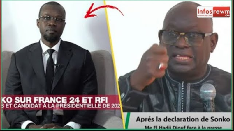 Sortie de SONKO sur France24 & RFI: Me El Hadji Diouf "Limou Wathiou Wone La Nanate"