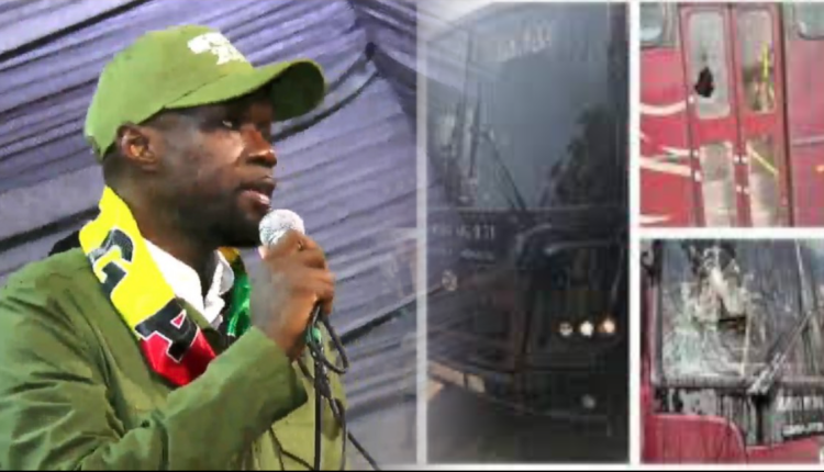 Manif-procès Sonko: Keur Massar perd plus de 70bus .