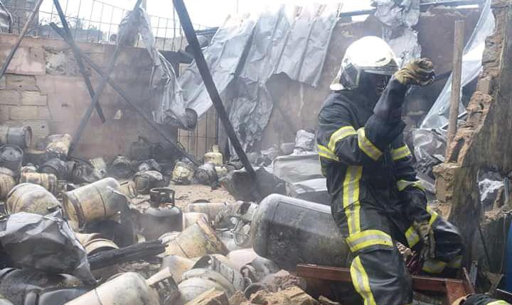 Incendie Pikine: un dépôt de gaz reduite en cendres