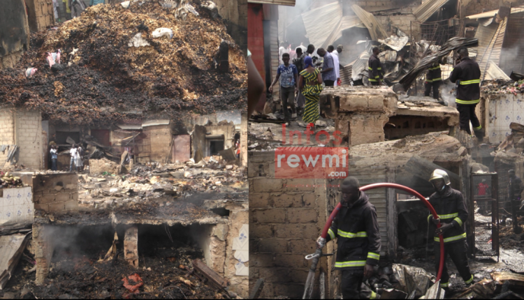 Incendie/Pikine: les flammes emporte tout