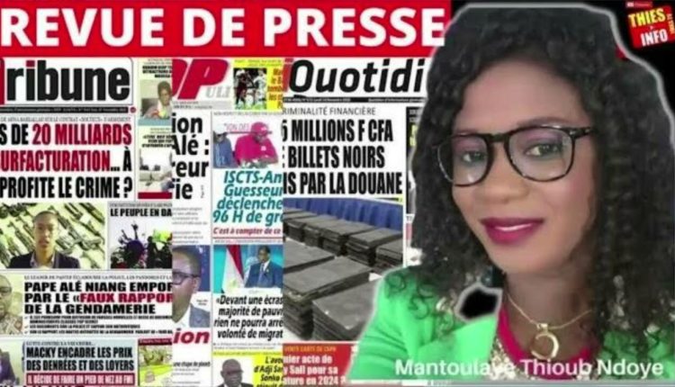 Revue de Presse Wolof de Zik fm du Vendredi 07 Août 2023 avec Mantoulaye Thioub