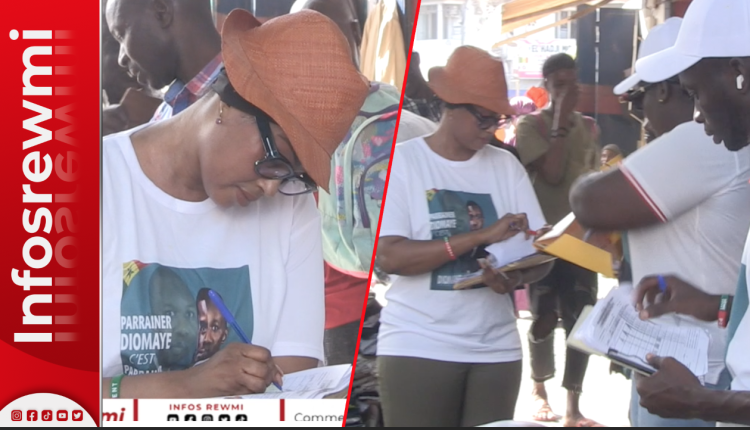 Collecte des parrainages: Maïmouna Bousso Certains citoyens versent de l'argent pour soutenir Sonko.