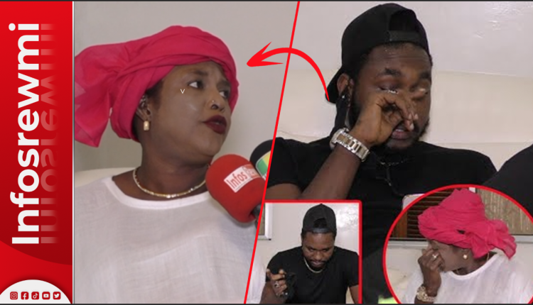 En larmes, la mère de Mandiaye Seck profère des menaces et des avertissements.