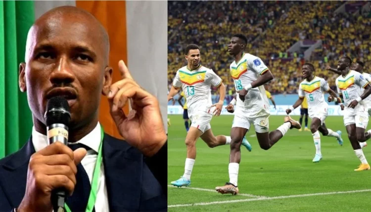 Didier Drogba sur l'équipe du Sénégal, après la qualification de la Côte d'Ivoire en huitièmes de finale.