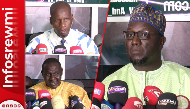 Conférence de presse de Cheikh Oumar Diagne suite à sa libération.