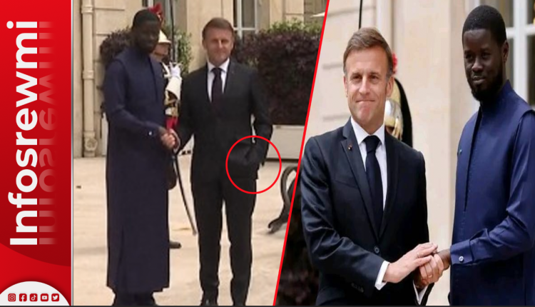 Bourde diplomatique : Macron serre la main à Diomaye et plonge l'autre dans la poche