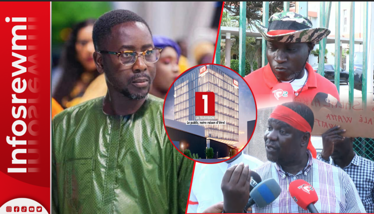 Video - Manifestation à la RTS : Des agents attaquent le DG Pape Alé Niang