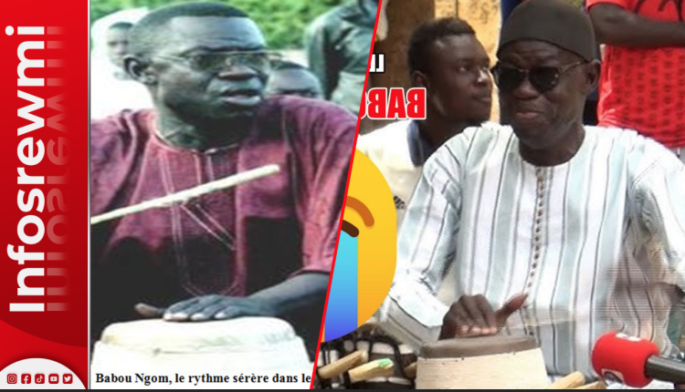 Le grand tambour-major Babou Ngom