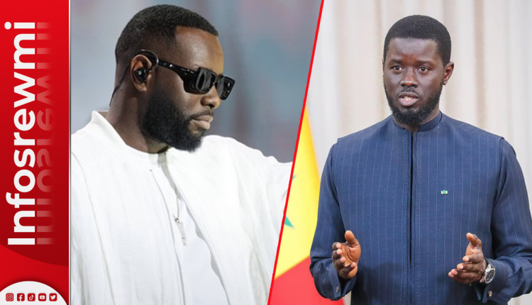 maître Gims - chante pour Bassirou Diomaye