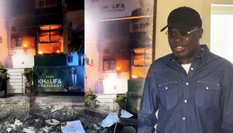 Incendie siège Taxawu Sénégal : Deux personnes interpellées